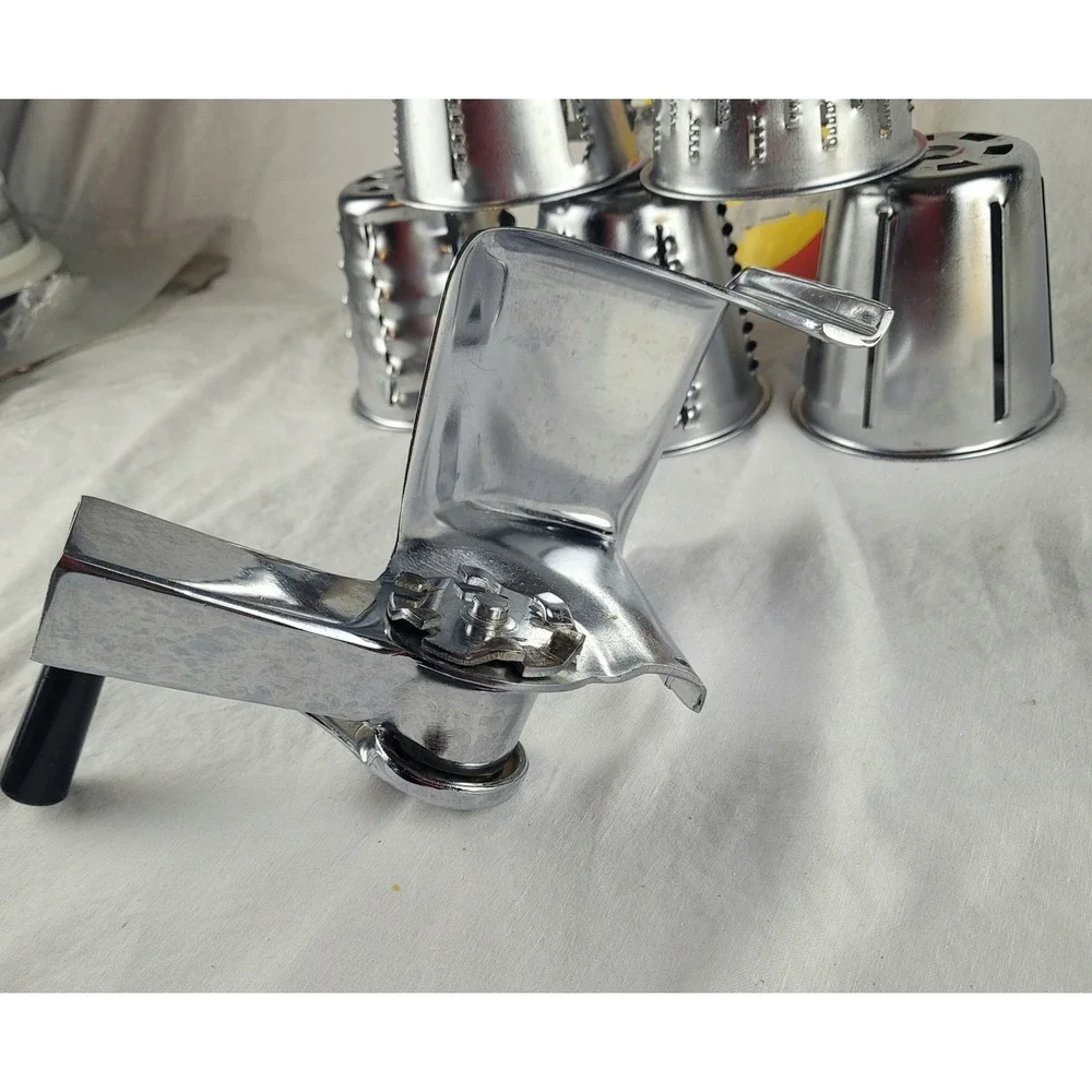 Vintage Townecraft Deluxe‎ Manual Rotary Food Vegetable Cutter 5 Cones